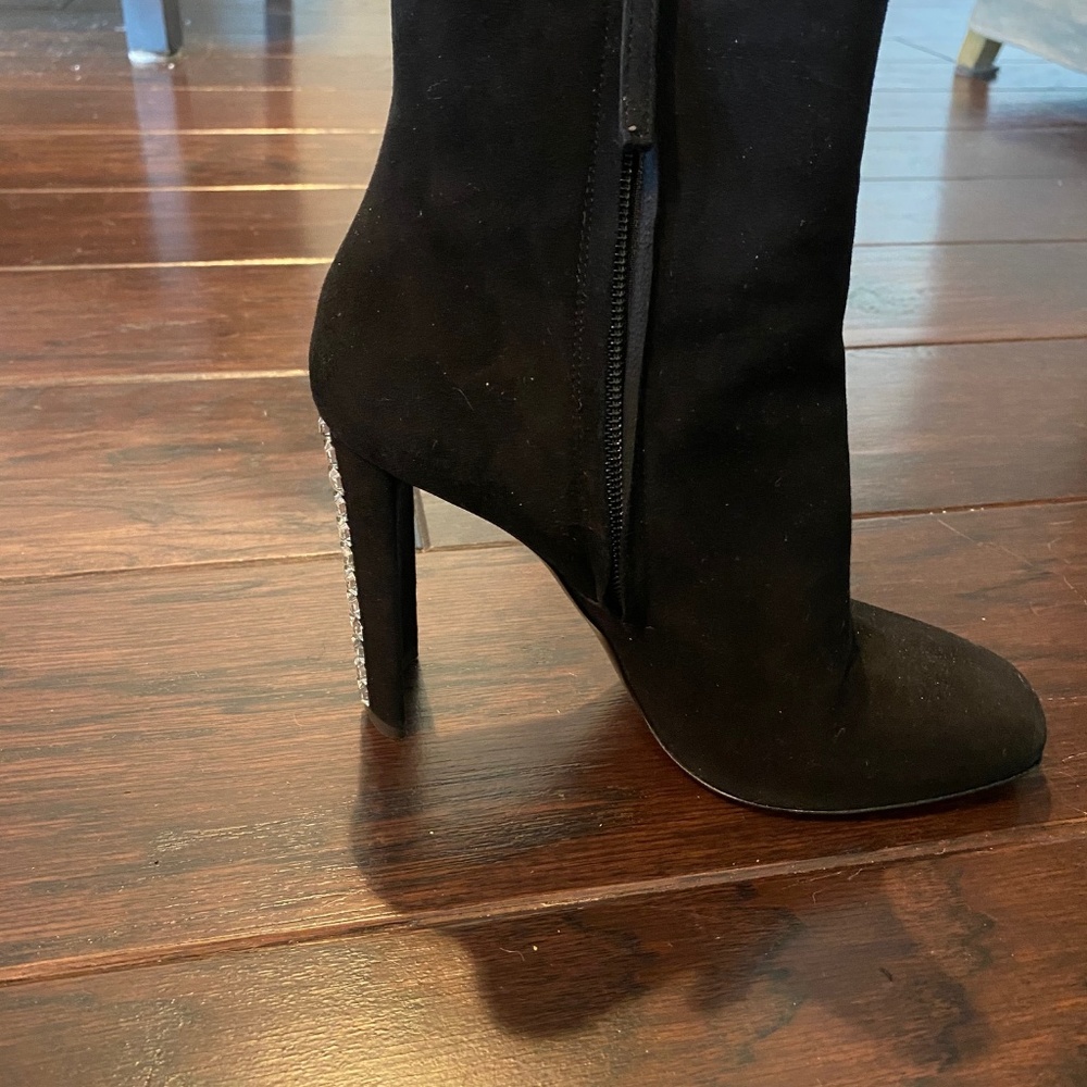 Giuseppe Zanotti Black Suede Boots size 37